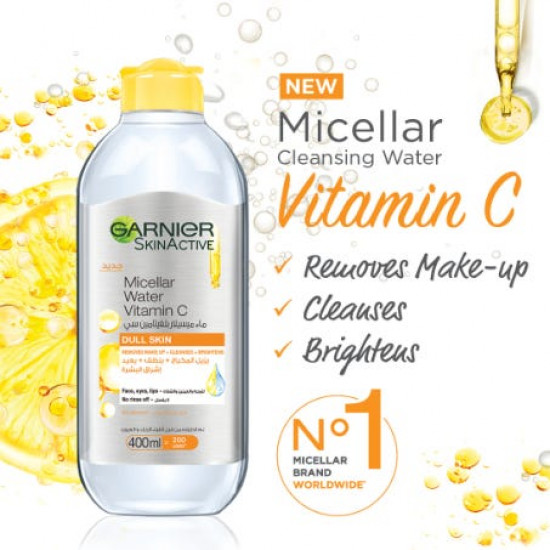 جارنييه ماء ميسيلار تفتيح بالفيتامين سي 400 مل