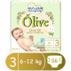 بيبي جوي زيتون مقاس (3) ميجا 6 - 12 كجم 56 حفاضة بيبي جوي زيتون مقاس (3) ميجا 6 - 12 كجم 56 حفاضة