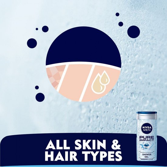 نيفيا سائل استحمام بيورامباكت للرجال 500 مل