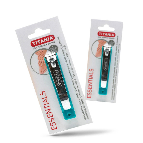 تيتانيا قصافة اظافر فضي بجراب 1052/6