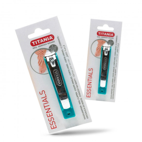 تيتانيا قصافة اظافر فضي بجراب 1052/6