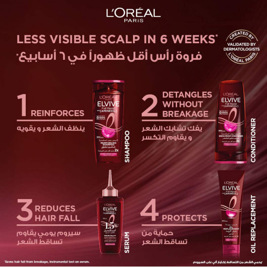 الفيف بديل الزيت ضد تساقط الشعر 300 مل