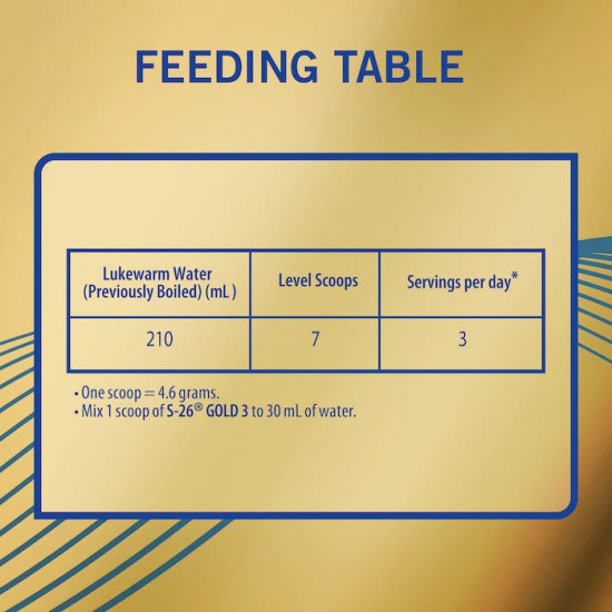 إس - 26 حليب اطفال جولد المرحلة (3) 400 جم