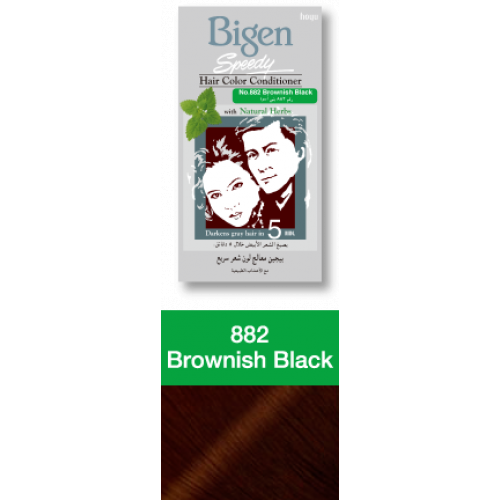 بيجين صبغة شعر معالج لون بني اسود 882