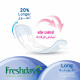 فريشدايز فوط نسائية يومية طويل 24 قطعة