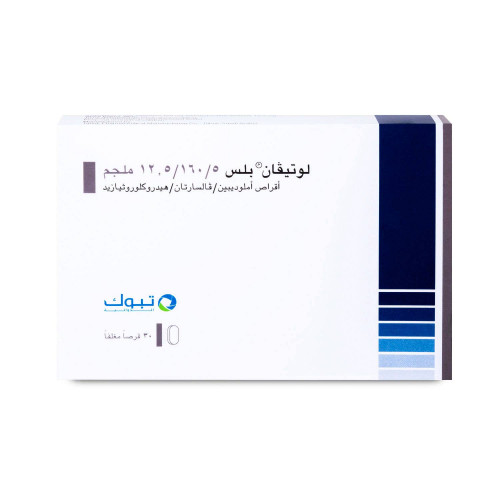 لوتيفان بلس 12.5/160/5 ملجم 30 قرص