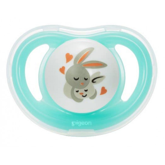بيجون لهاية سيليكون شكل أرنب من 0 - 6 شهور