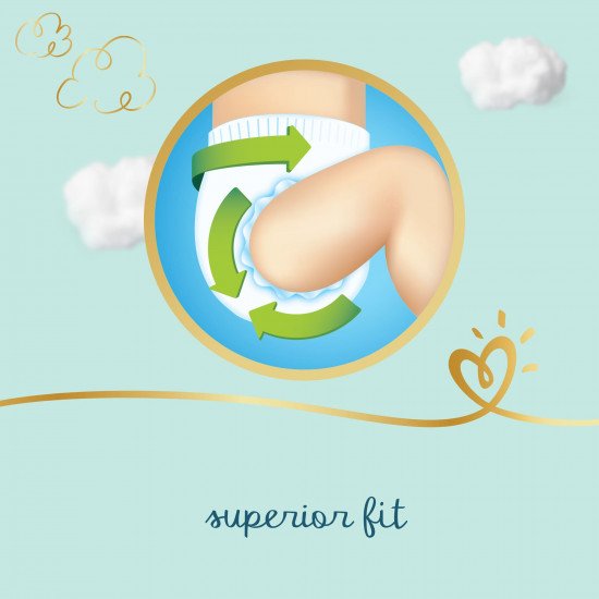 بامبرز حفاضات عناية مميزة، مقاس 3، 6 – 10 كيلو، 62 حفاضة