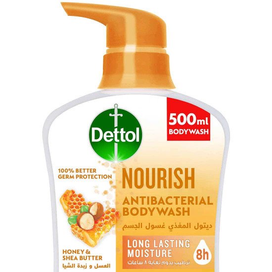 ديتول غسول الجسم مغذي بالعسل 500 مل