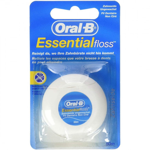 اورال - بي خيط اسنان فلوس ايسينشيال شمع نعناع