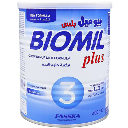 بيوميل بلس حليب أطفال (3) 400 جم - جديد