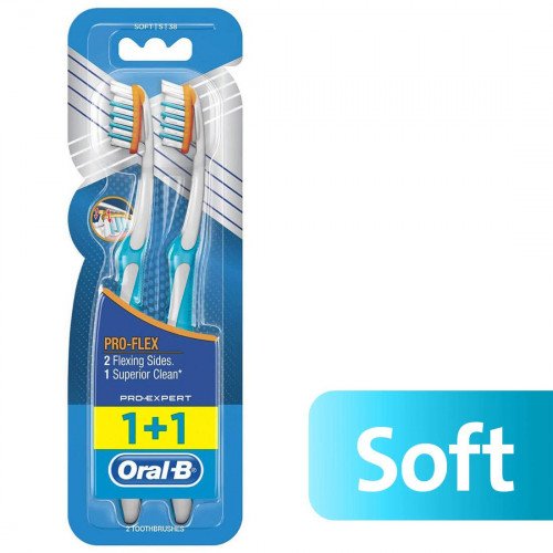 اورال بي فرشة أسنان برو إكسبيرت سوفت(1+1 )