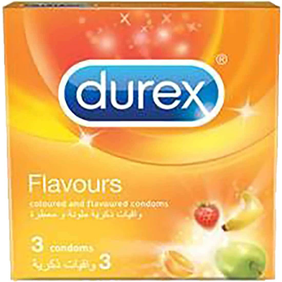 ديوركس عازل طبي بنكهة الفواكه 3 قطع