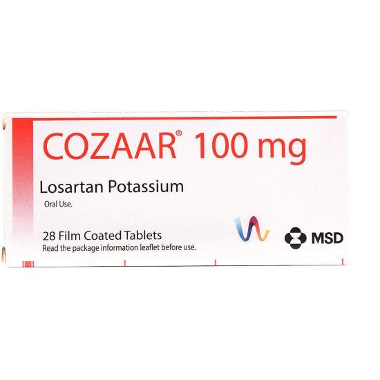 كوزار 100 مجم 28 قرص