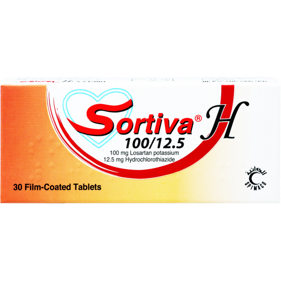 سورتيفا - اتش 100/12.5 مجم 30 قرص