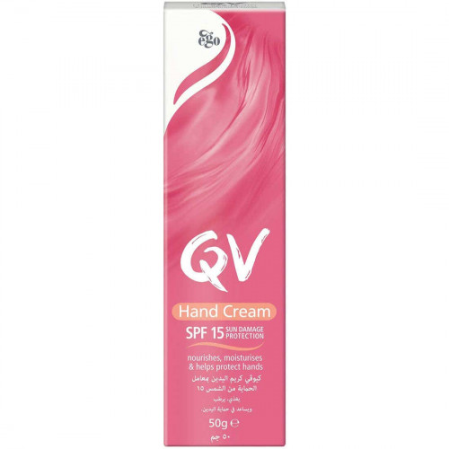 كيو في كريم مرطب لليدين SPF 15 50 مل