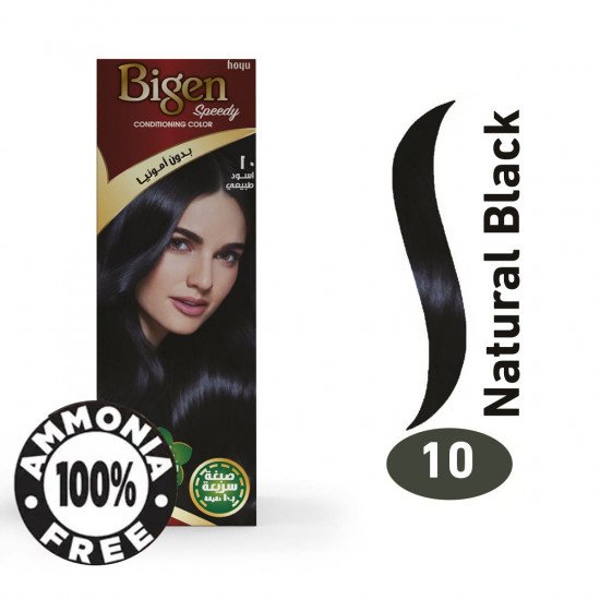 بيجن صبغة شعر نسائي بدون أمونيا 10 أسود طبيعي