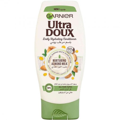 الترا دو بلسم مرطب يومي بحليب اللوز لكل انواع الشعر 400 مل