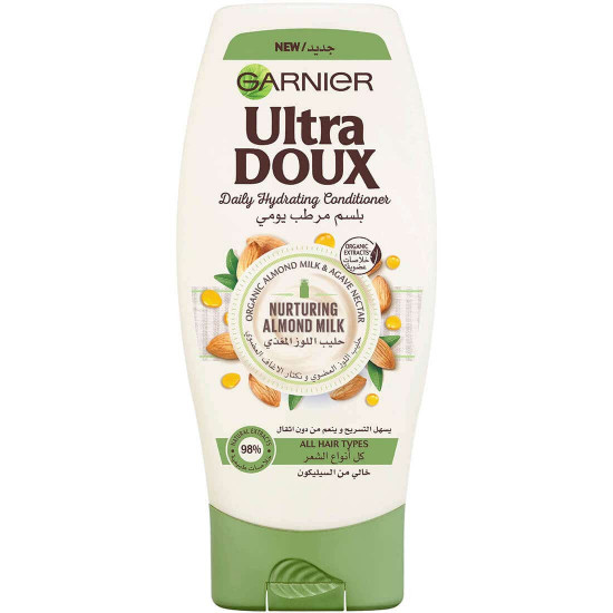 الترا دو بلسم مرطب يومي بحليب اللوز لكل انواع الشعر 400 مل