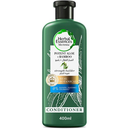 هيربال ايسنز بلسم تقوية الشعر بالصبار والبامبو 400 مل