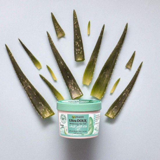 الترا دو غذاء الشعر المرطب 3 في 1 بالصبار للشعر العادي 390 مل​