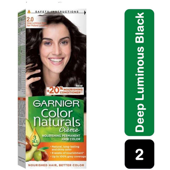 جارنييه صبغة شعر أسود لامع 2