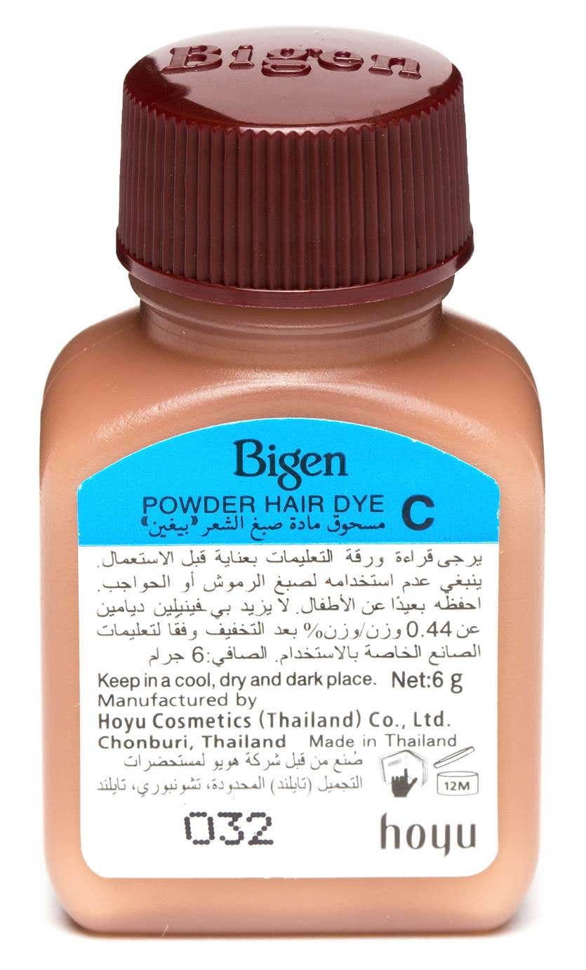 بيجين صبغة شعر بودرة بني غامق