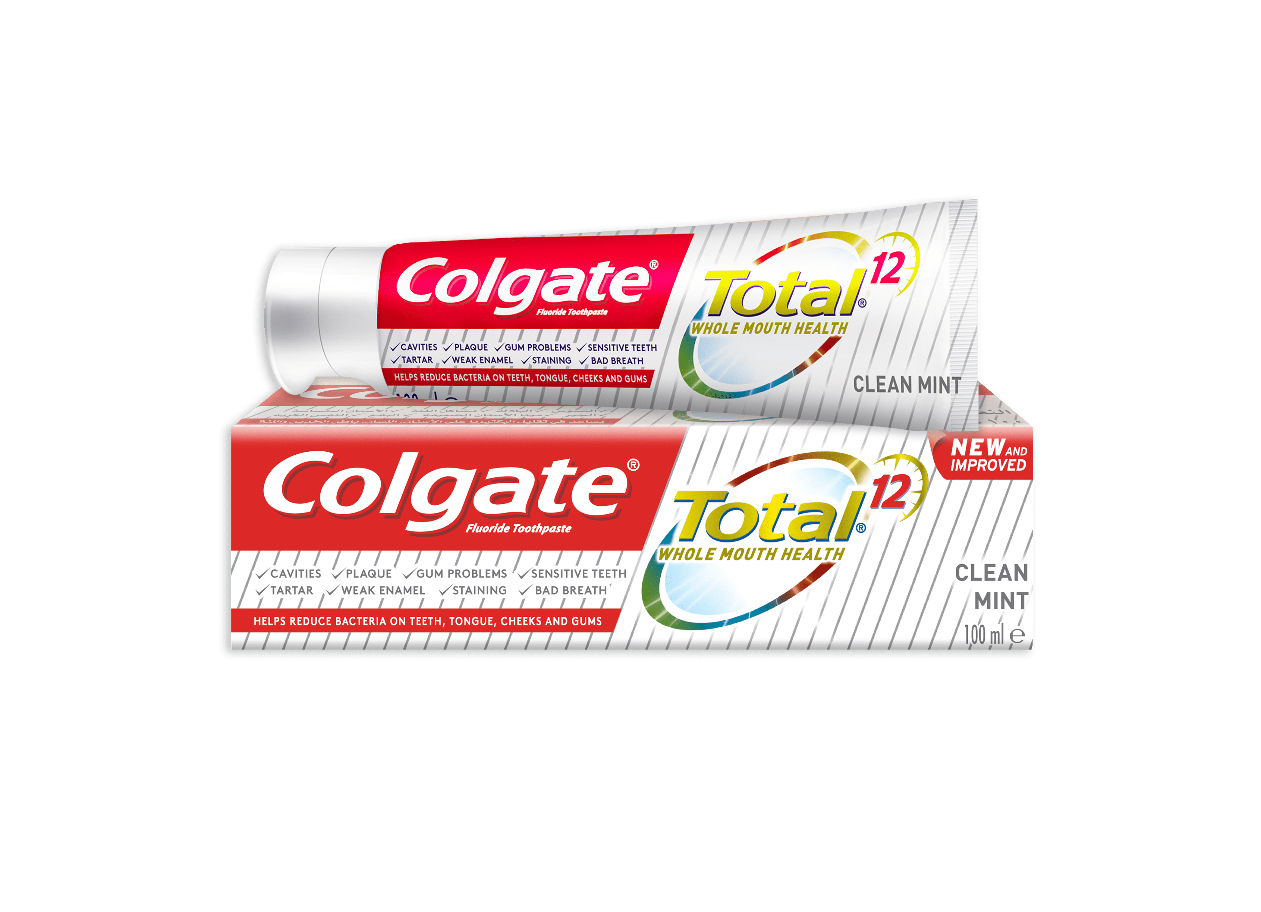 كولجيت معجون اسنان توتال نعناع منعش 100 مل