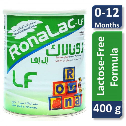 رونالاك حليب أطفال ال اف (خالي من اللاكتوز) 400 جم