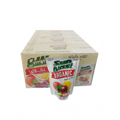 عصير التفاح والمانجو العضوي 10×200 مل سن بلاست عصير التفاح والمانجو العضوي 10×200 مل سن بلاست