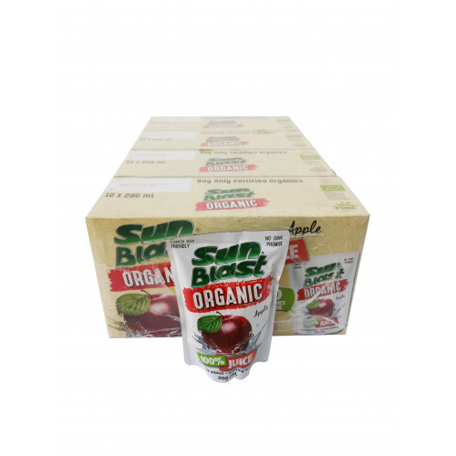 عصير التفاح العضوي 10×200 مل سن بلاست عصير التفاح العضوي 10×200 مل سن بلاست