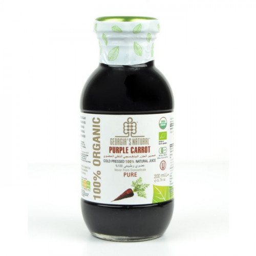 عصير الجزر البنفسجي النقي العضوي - 200 مل عصير الجزر البنفسجي النقي العضوي - 200 مل