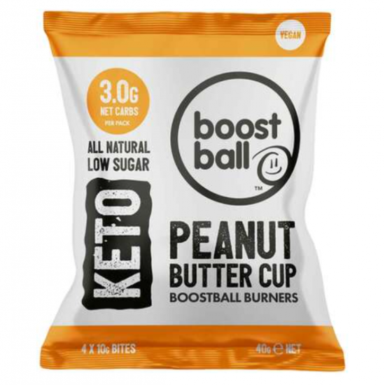 بوست بول كيتو زبدة فول سوداني بمحلي طبيعي 40جرام