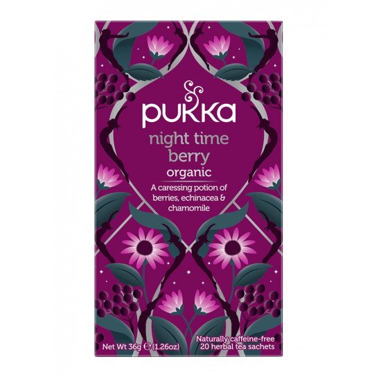 شـاي الاعشاب التوت العضوي 36 جرام - PUKKA