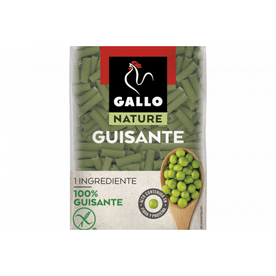 مكرونة دقيق البازيلاء الخضراء 250جم منتج الطبيعة 