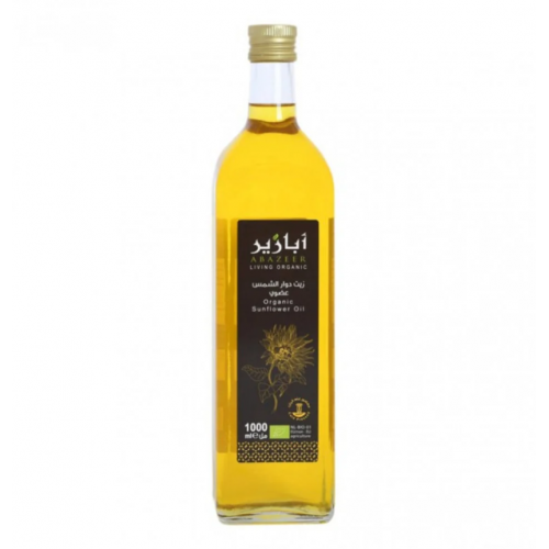 زيت دوار الشمس المكرر عضوي 1لتر للقلي ابازير 