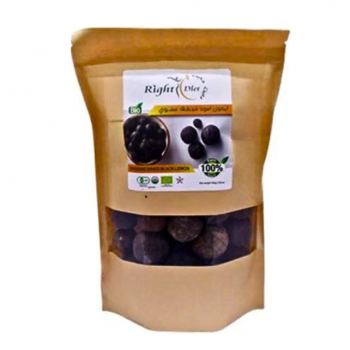 ليمون اسود مجفف عضوي 200 جرام - رايت دايت