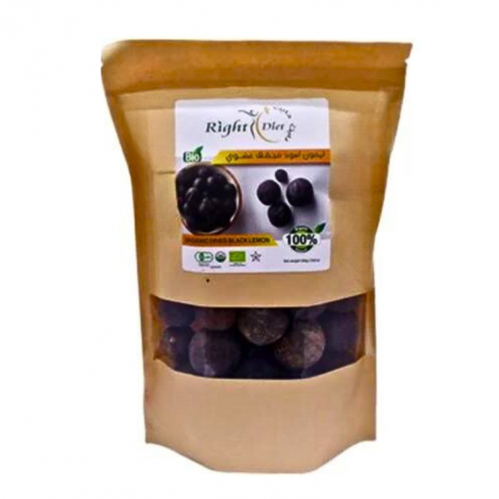ليمون اسود مجفف عضوي 200 جرام - رايت دايت