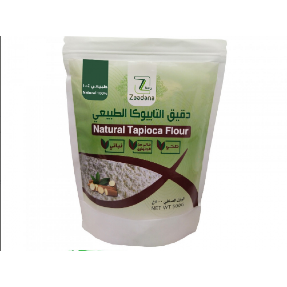 دقيق التابيوكا الطبيعي 500 جم زادنا