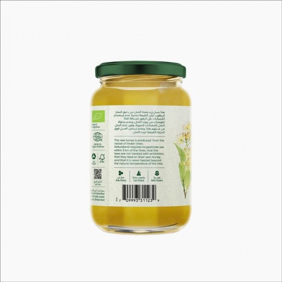 عسل زيزفون عضوي 500 جرام - أرض الطبيعة