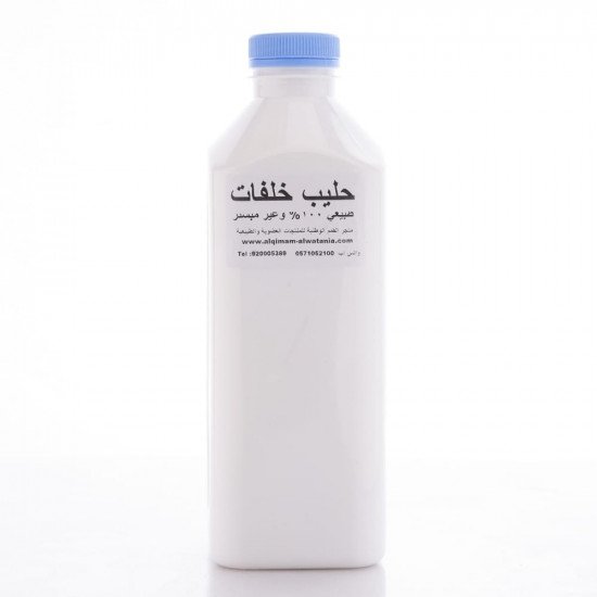 حليب خلفات 1 لتر  طبيعي 100٪؜