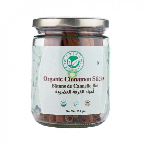 اعواد القرفة العضوية ايريكا أورجانيكس 200 جم اعواد القرفة العضوية ايريكا أورجانيكس 200 جم