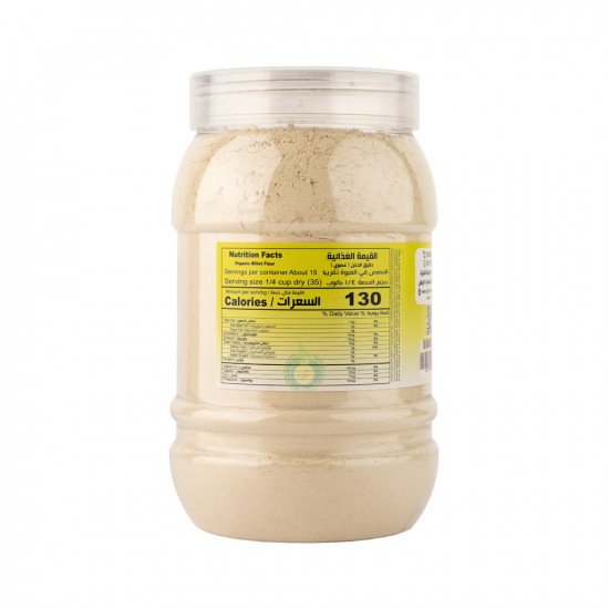 دقيق الدخن البلدي العضوي المحمص 1 كجم القمم الوطنية