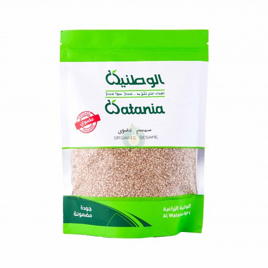 بذور السمسم العضوي 250جم الوطنية الزراعيه