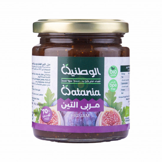 مربى التين العضوي 275جم  الوطنية 