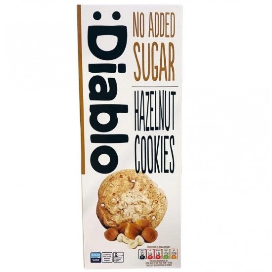 ديابلو كوكيز بالبندق خالي من السكر المـضاف 135 جرام