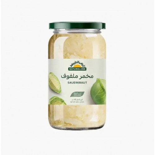 مخمر ملفوف عضوي 680جم ارض الطبيعة 