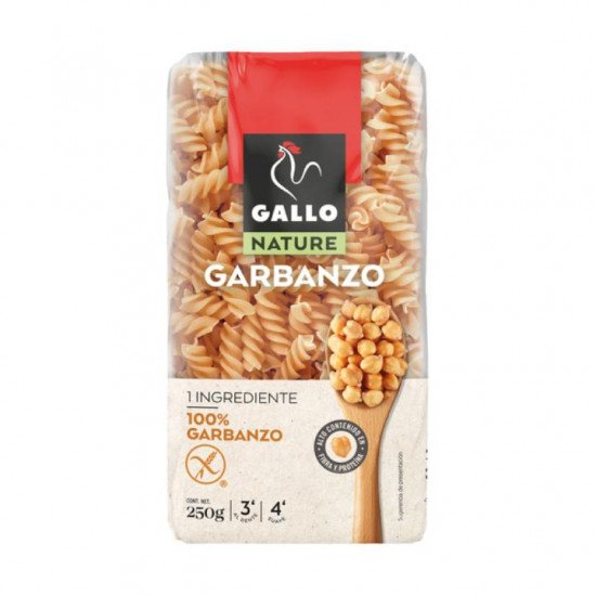 معكرونة طحين الحمص العضوية (فوسيلي )خالية من الجلوتين 250جم 