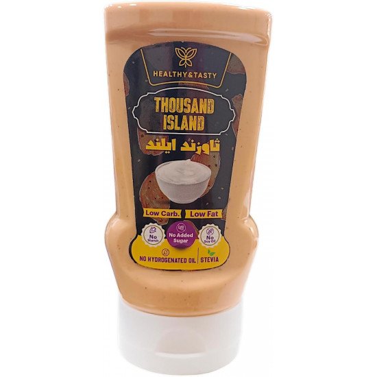 صلصة ثاوزند ايلاند من هيلثي اند تيستي - 340 جرام