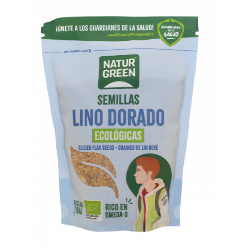 بذور الكتان الذهبية خالية من الجلوتين 500جم ناتشر جرين 